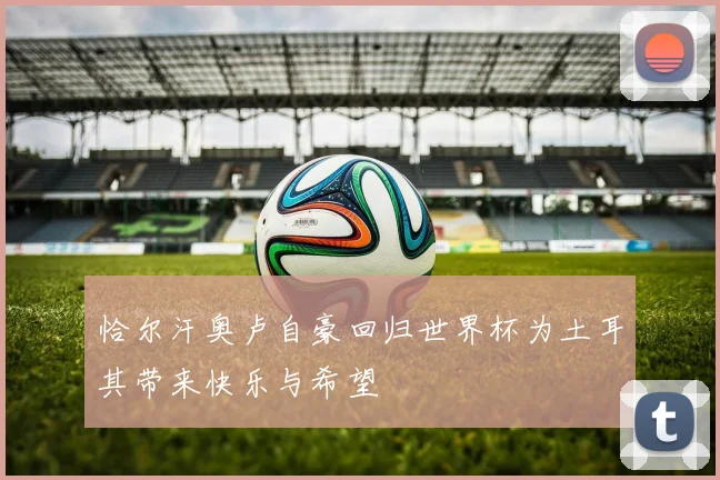 恰尔汗奥卢自豪回归世界杯为土耳其带来快乐与希望